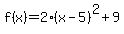 f%28x%29=2%28x-5%29%5E2%2B9