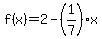 f%28x%29=2-%281%2F7%29x