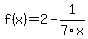 f%28x%29=2-1%2F7x