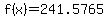 f%28x%29=241.5765
