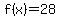 f%28x%29=28