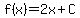 f%28x%29=2x%2BC