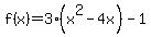f%28x%29=3%28x%5E2-4x%29-1