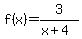 f%28x%29=3%2F%28x%2B4%29