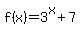 f%28x%29=3%5Ex%2B7
