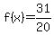 f%28x%29=31%2F20