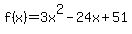 f%28x%29=3x%5E2-24x%2B51