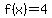 f%28x%29=4
