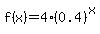 f%28x%29=4%280.4%29%5Ex