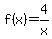 f%28x%29=4%2Fx