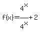 f%28x%29=4%5Ex%2F4%5Ex%2B2