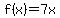 f%28x%29=7x
