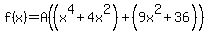 f%28x%29=A%28%28x%5E4%2B4x%5E2%29%2B%289x%5E2%2B36%29%29