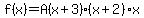 f%28x%29=A%28x%2B3%29%28x%2B2%29x