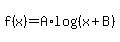 f%28x%29=A%2Alog%28%28x%2BB%29%29