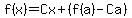f%28x%29=Cx%2B%28f%28a%29-Ca%29