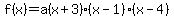 f%28x%29=a%28x%2B3%29%28x-1%29%28x-4%29