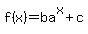 f%28x%29=ba%5Ex%2Bc