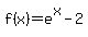 f%28x%29=e%5Ex-2