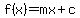 f%28x%29=mx%2Bc