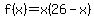 f%28x%29=x%2826-x%29