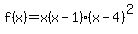 f%28x%29=x%28x-1%29%28x-4%29%5E2
