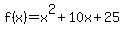 f%28x%29=x%5E2%2B10x%2B25