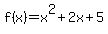 f%28x%29=x%5E2%2B2x%2B5