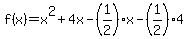 f%28x%29=x%5E2%2B4x-%281%2F2%29x-%281%2F2%294