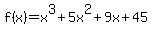 f%28x%29=x%5E3%2B5x%5E2%2B9x%2B45