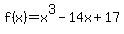 f%28x%29=x%5E3-14x%2B17