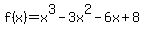 f%28x%29=x%5E3-3x%5E2-6x%2B8