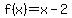 f%28x%29=x+-+2