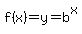 f%28x%29=y=b%5Ex