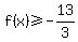 f%28x%29%3E=-13%2F3