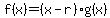 f%28x%29+=+%28x+-+r%29g%28x%29