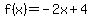 f%28x%29+=+-2x%2B4