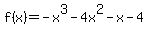 f%28x%29+=+-x%5E3+-+4x%5E2+-+x+-+4