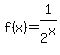 f%28x%29+=+1%2F2%5Ex