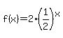 f%28x%29+=+2%281%2F2%29%5Ex