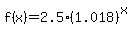 f%28x%29+=+2.5%281.018%29%5Ex