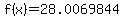 f%28x%29+=+28.0069844
