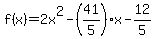 f%28x%29+=+2x%5E2-%2841%2F5%29x-12%2F5
