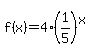 f%28x%29+=+4%2A%281%2F5%29%5Ex