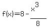 f%28x%29+=+8+-+%28x%5E3%29%2F8
