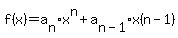 f%28x%29+=+a%5Bn%5Dx%5En+%2B+a%5Bn-1%5Dx%28n-1%29