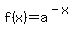 f%28x%29+=+a%5E%28-x%29