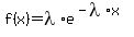 f%28x%29+=+lambda%2Ae%5E%28-lambda%2Ax%29