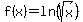 f%28x%29+=+ln%28sqrt%28x%29%29