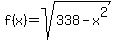 f%28x%29+=+sqrt%28338-x%5E2%29